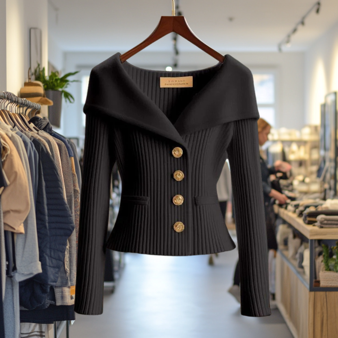 Bold Buttoned Sweater Jacket, Lily & Sam, image 4