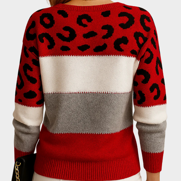Leopard Print Sweater, Lily & Sam, image 3