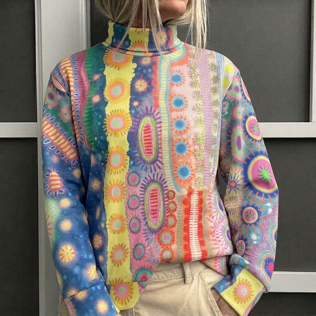 Vibrant Turtleneck Sweater, Lily & Sam, image 7