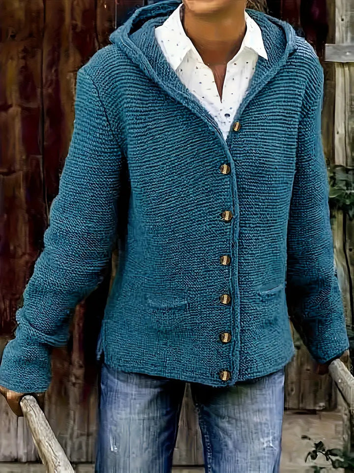 Long Sleeves Cardigan Hoodie, Lily & Sam, image 1