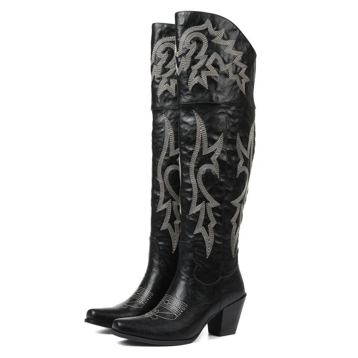 Classic Over the Knee Cowboy Boots, Lily & Sam, image 10