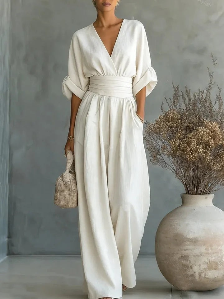 Women's Wrap Maxi Jumpsuit, Lily & Sam, image 1