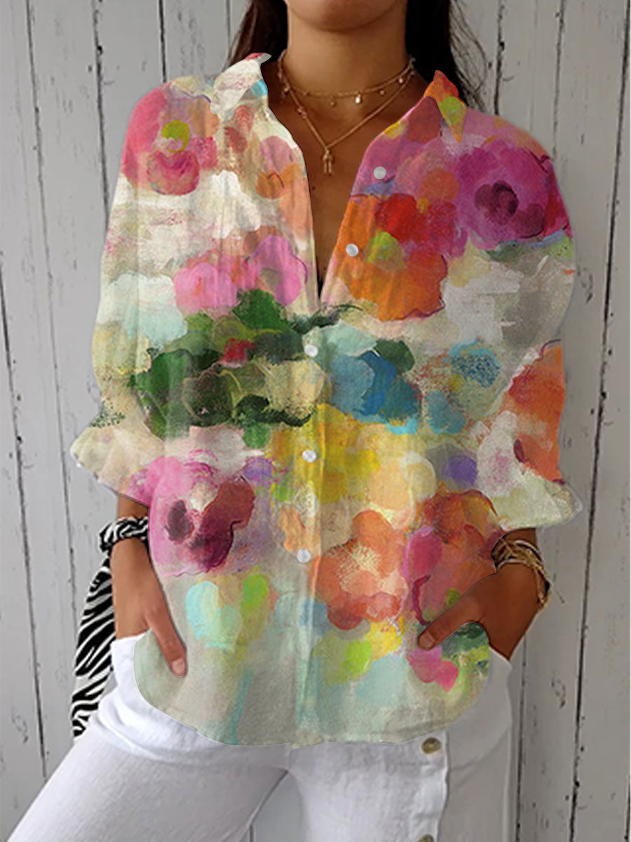 Watercolor Dreams Blouse, Lily & Sam, image 1