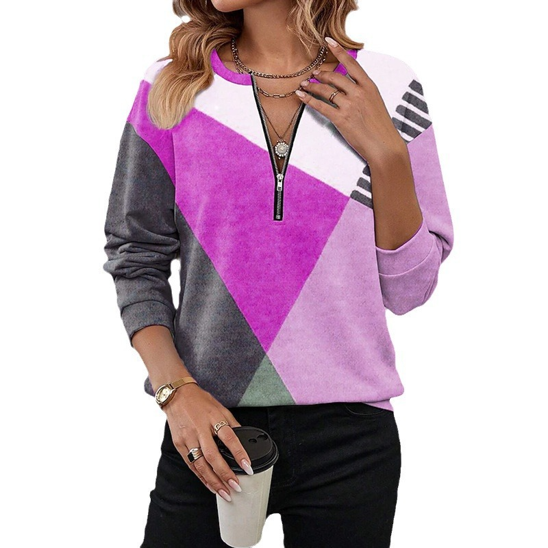 Geometric Sweatshirt, Lily & Sam, image 4