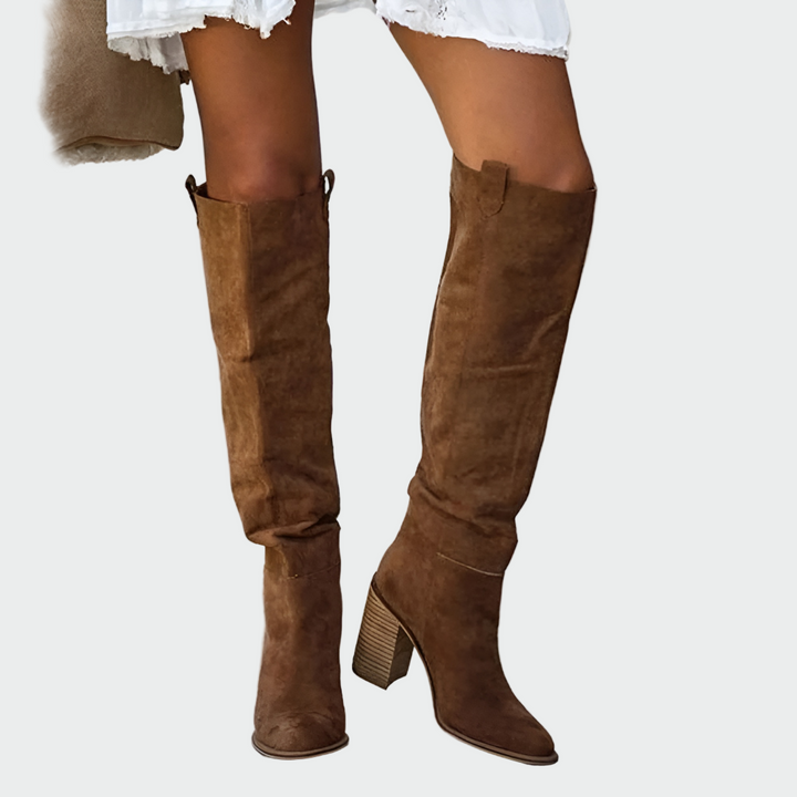 Knee High Leather Boots, Lily & Sam, image 1