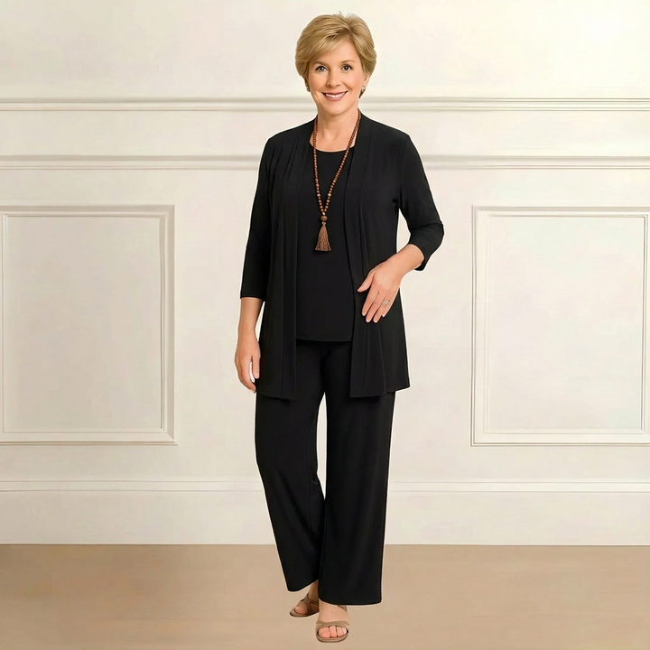 Barbara Cardigan, Top & Pants Set, Lily & Sam, image 6