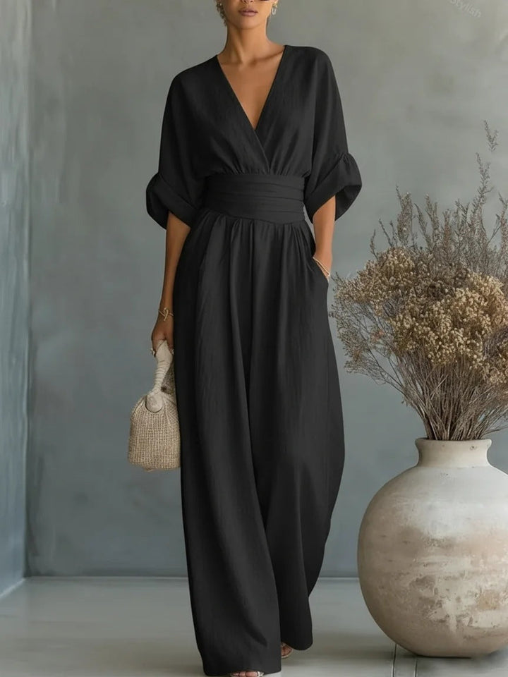 Women's Wrap Maxi Jumpsuit, Lily & Sam, image 5