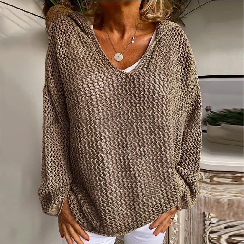 Loose Fit Open Knit Sweater, Lily & Sam, image 9