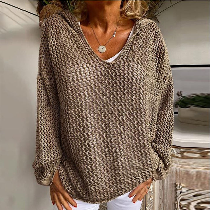 Loose Fit Open Knit Sweater, Lily & Sam, image 9