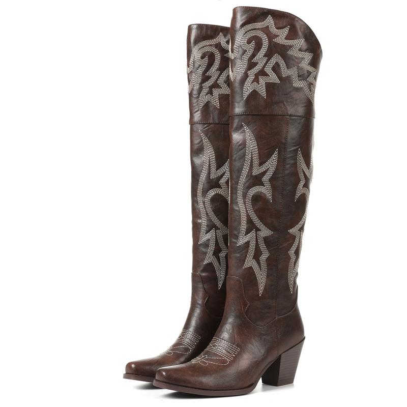 Classic Over the Knee Cowboy Boots, Lily & Sam, image 9