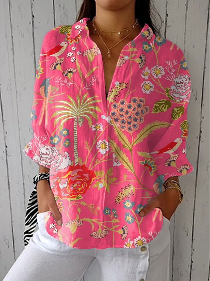 Tropical Blossom Blouse, Lily & Sam, image 1