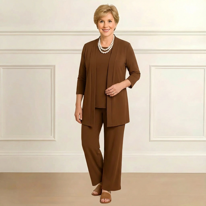 Barbara Cardigan, Top & Pants Set, Lily & Sam, image 1