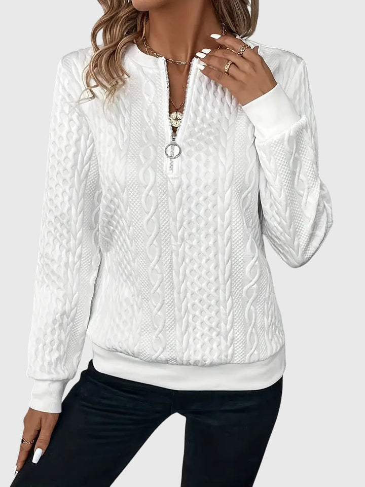 Sweater with Zipper, Lily & Sam, image 6