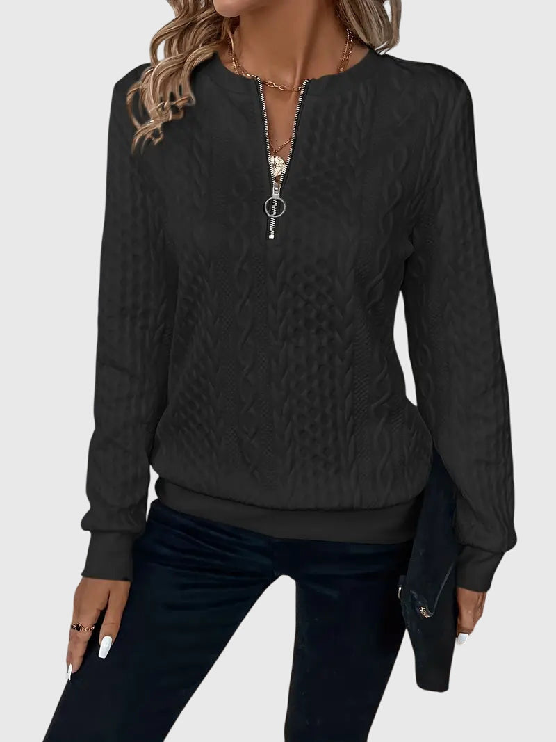 Sweater with Zipper, Lily & Sam, image 10