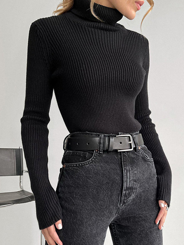 Ribbed Turtleneck Sweater, Lily & Sam, image 17