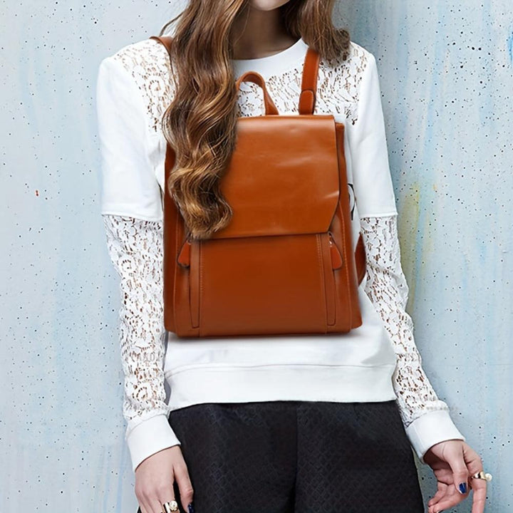 Clara Quilted Vintage Backpack, Lily & Sam, image 2