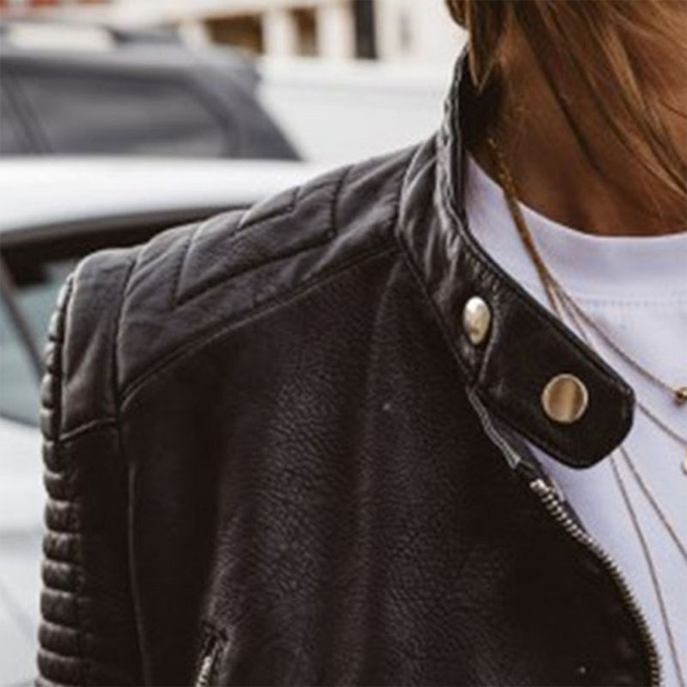 Genuine Leather Jacket, Lily & Sam, image 2
