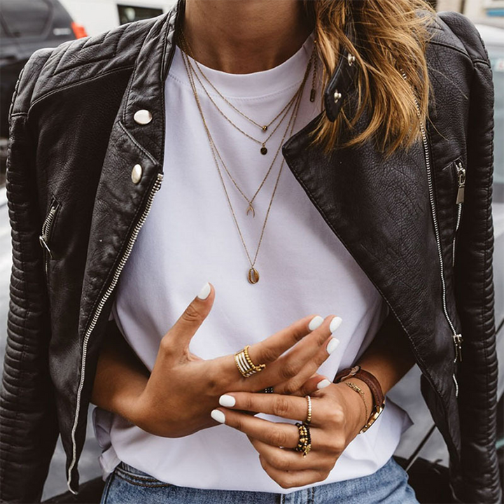 Genuine Leather Jacket, Lily & Sam, image 1