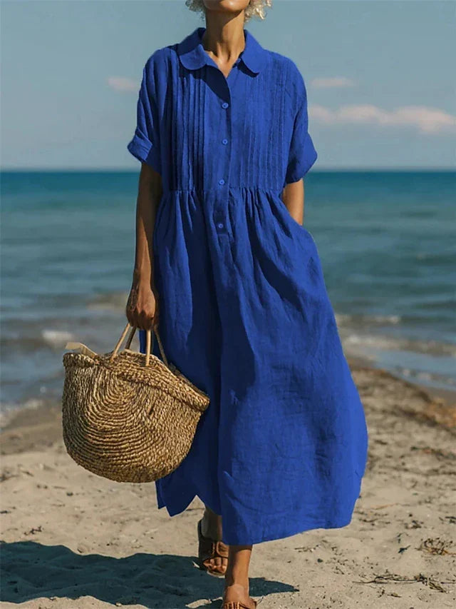 Cotton Button Shirt Dress, Lily & Sam, image 3