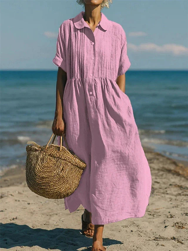 Cotton Button Shirt Dress, Lily & Sam, image 4
