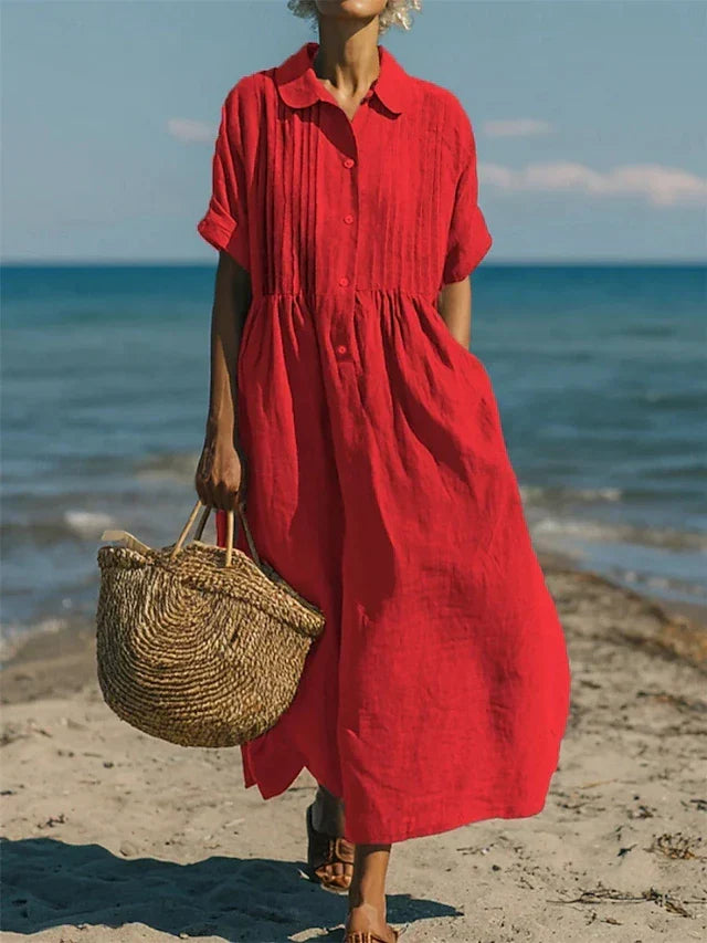 Cotton Button Shirt Dress, Lily & Sam, image 6