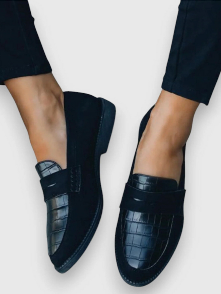 Ava Croc Detail Loafers, Lily & Sam, image 2
