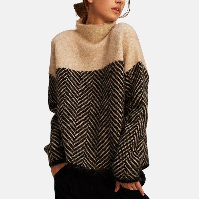 Herringbone Knit Sweater, Lily & Sam, image 2