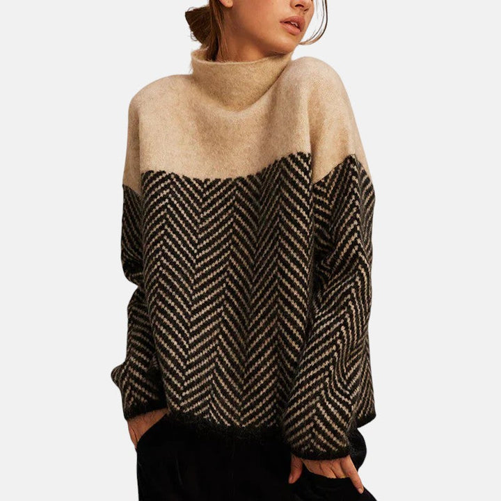Herringbone Knit Sweater, Lily & Sam, image 2
