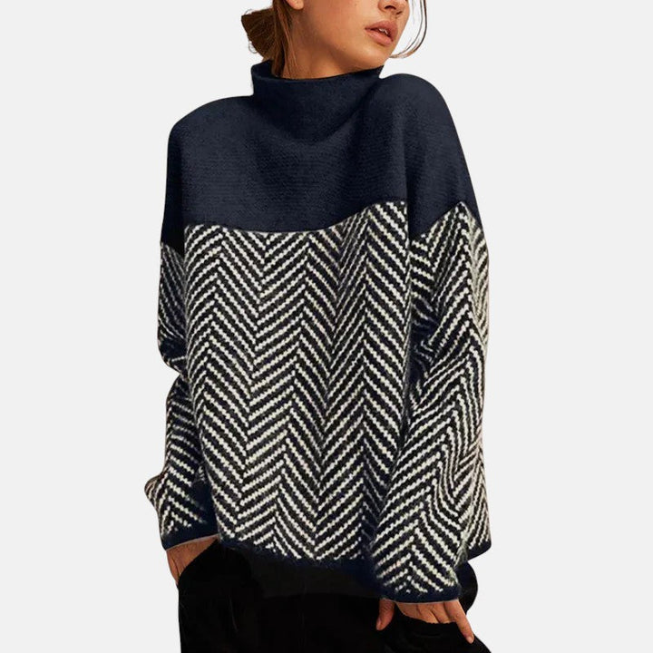 Herringbone Knit Sweater, Lily & Sam, image 1