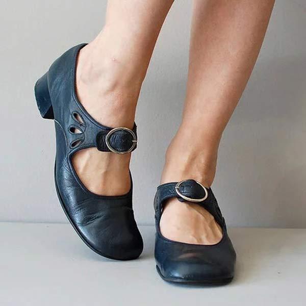 Stylish Leather Sandals, Lily & Sam, image 9