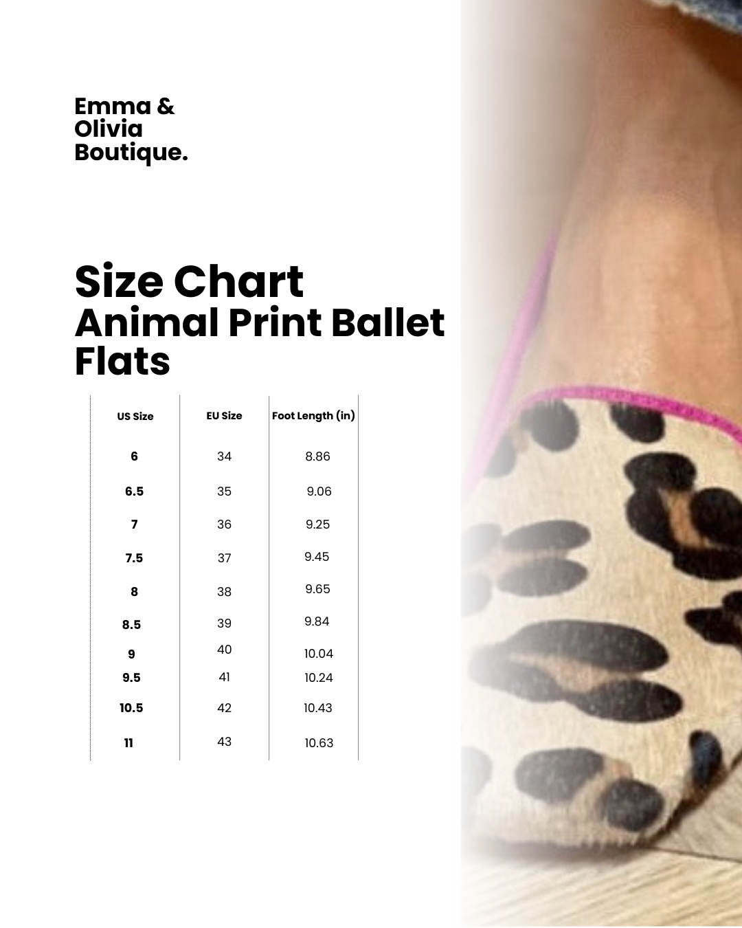 Chic Animal Print Ballet Flats, Lily & Sam, image 4
