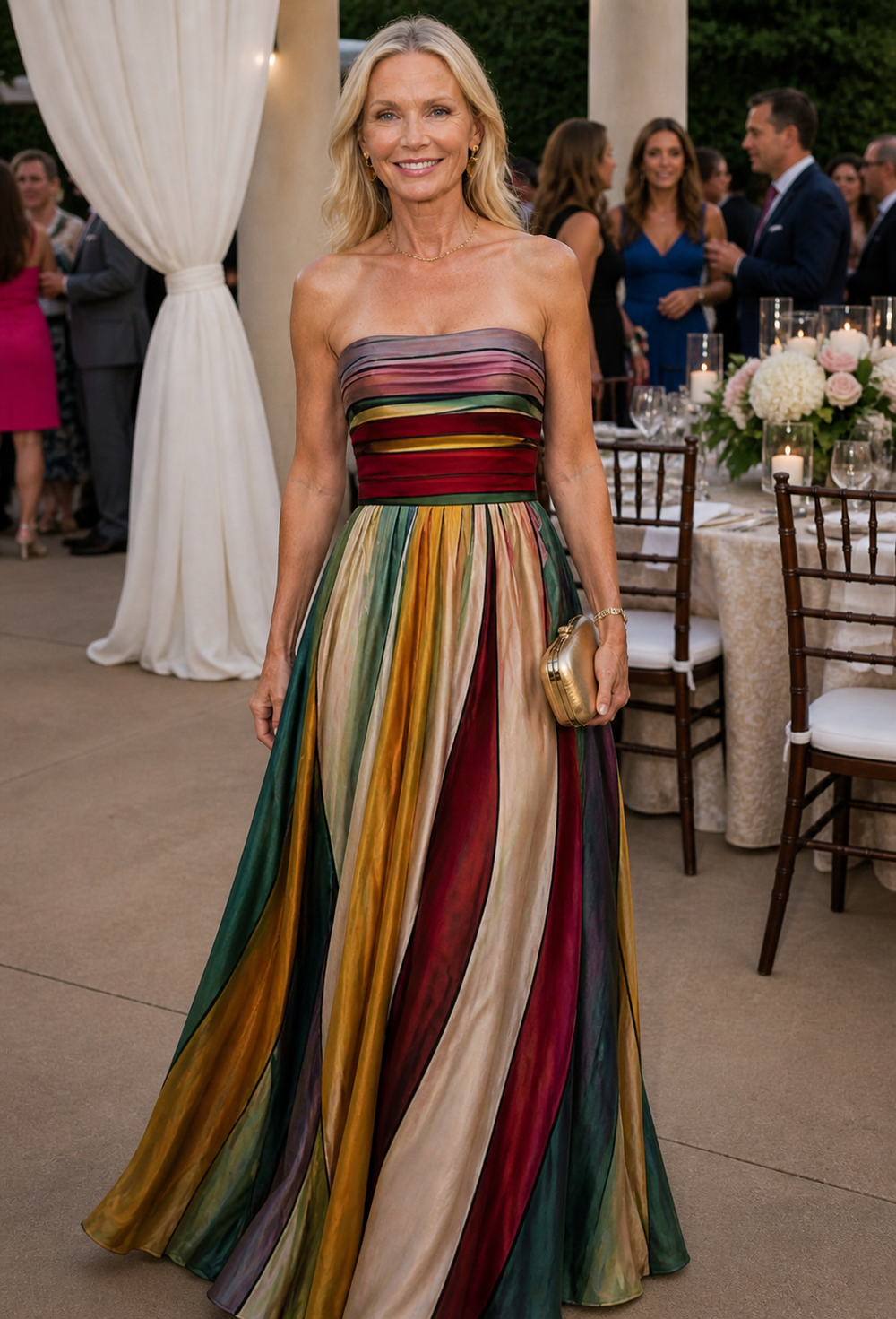 Effortless Strapless A Line Dress, Lily & Sam, image 2