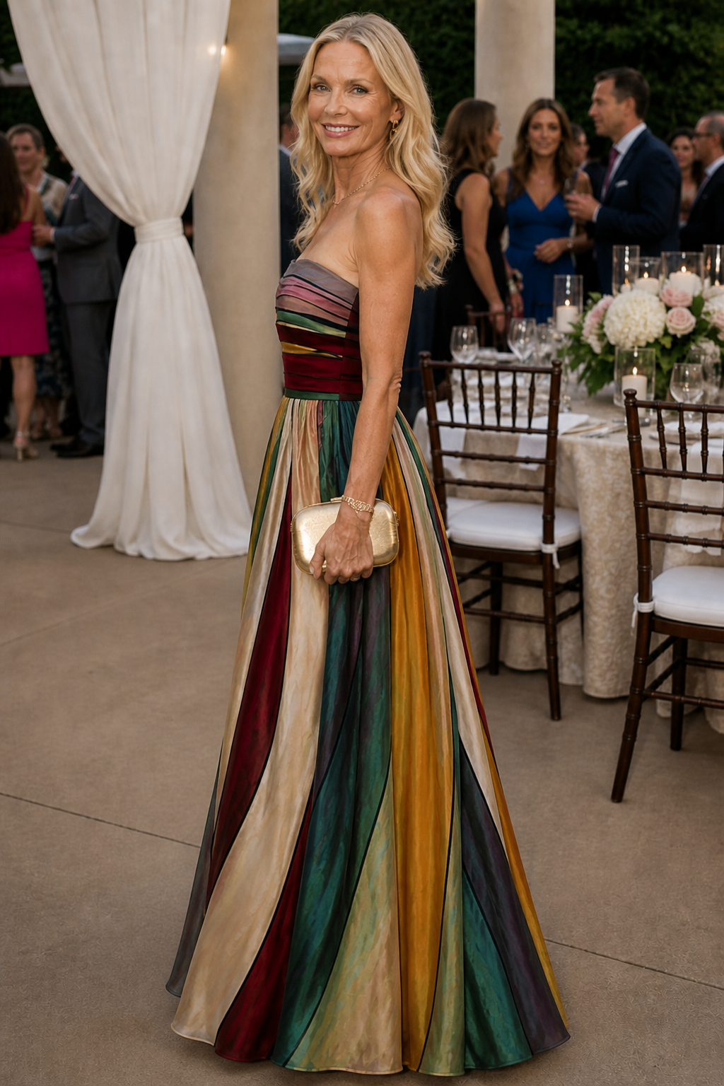 Effortless Strapless A Line Dress, Lily & Sam, image 4