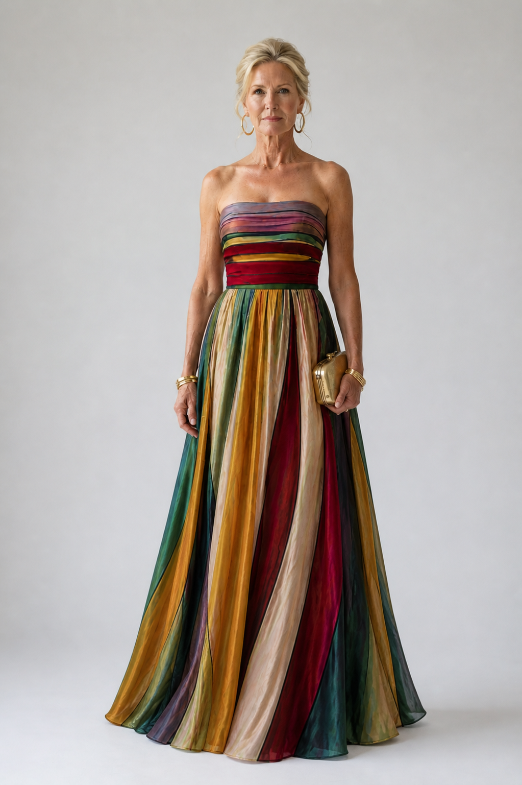 Effortless Strapless A Line Dress, Lily & Sam, image 3