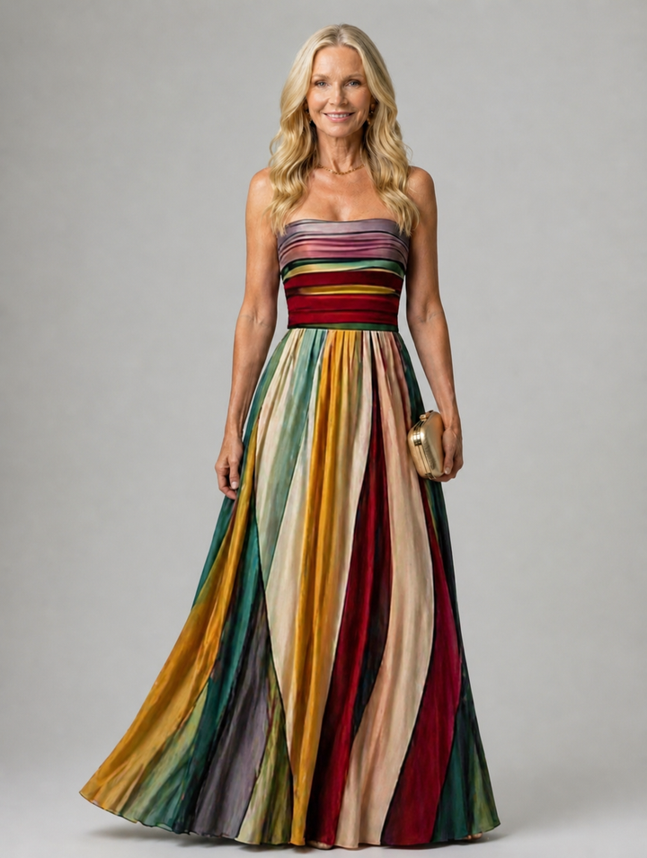 Effortless Strapless A Line Dress, Lily & Sam, image 1