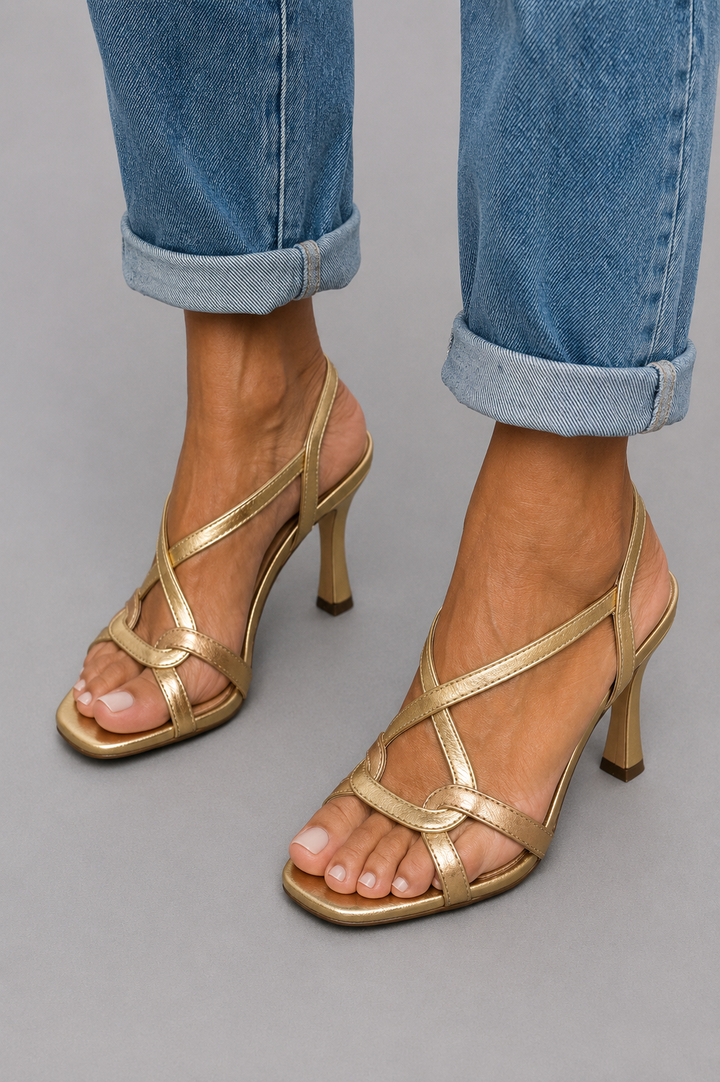 Golden Sandals Summer Charm, Lily & Sam, image 1
