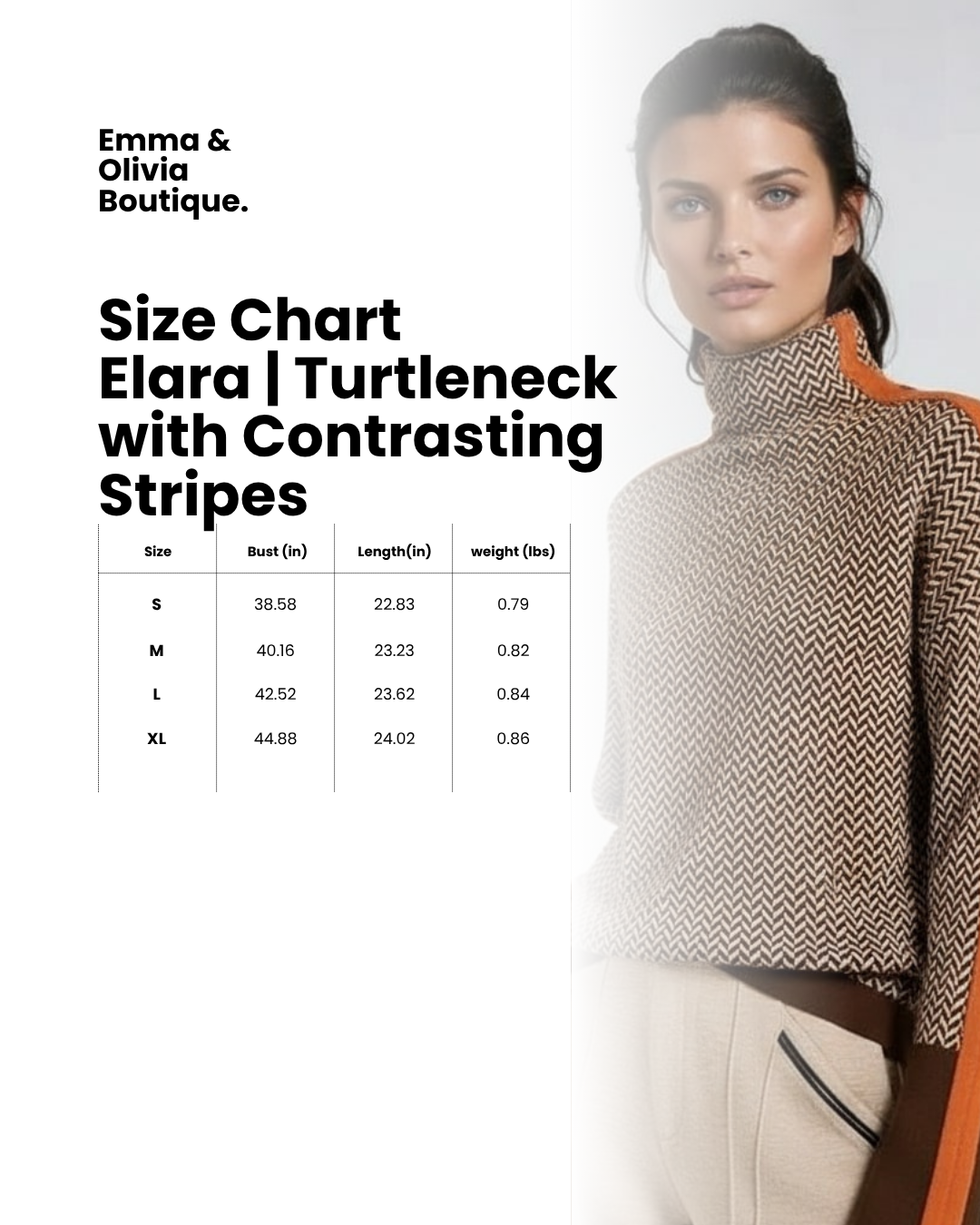 Turtleneck with Contrasting Stripes, Lily & Sam, image 6
