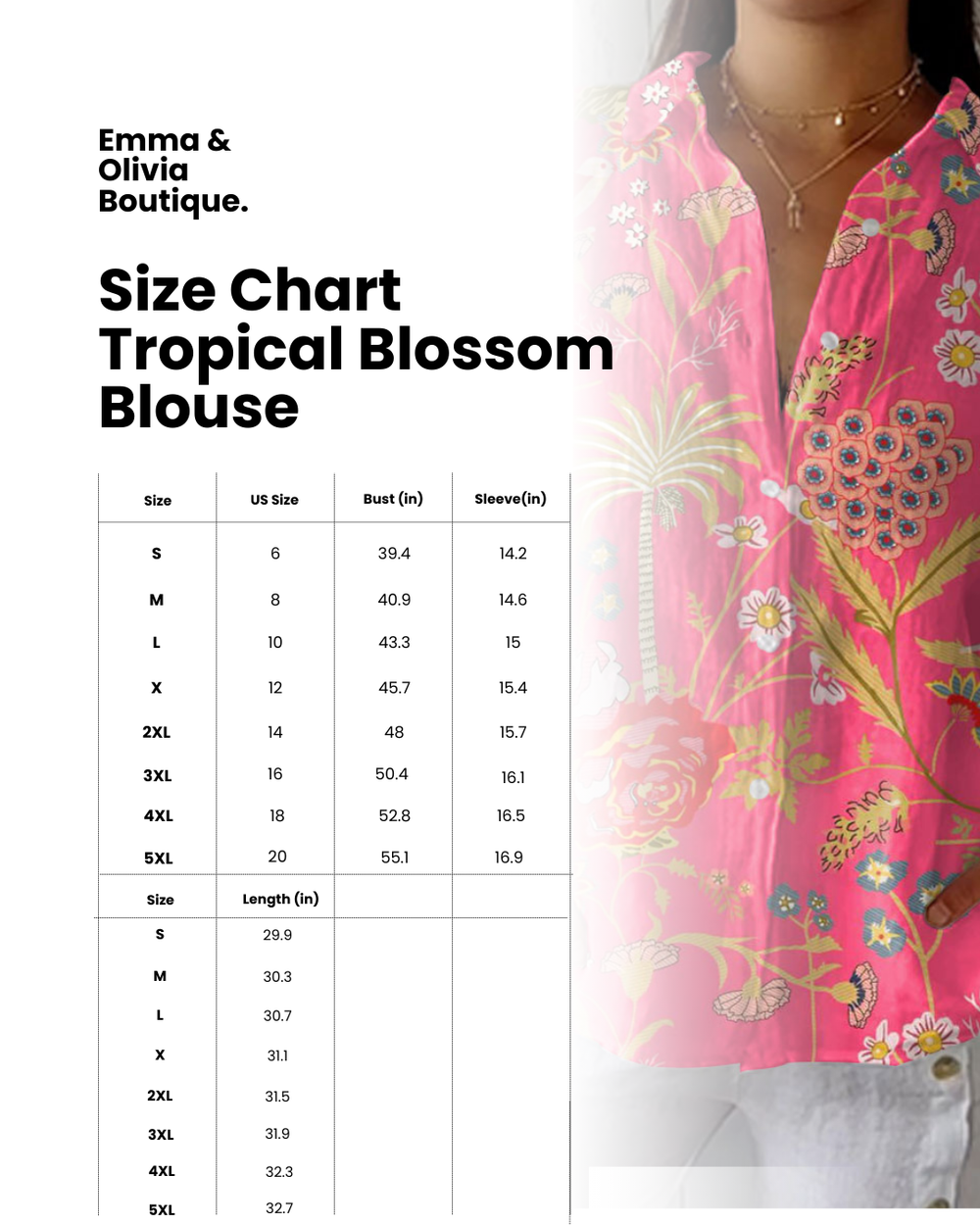 Tropical Blossom Blouse, Lily & Sam, image 2