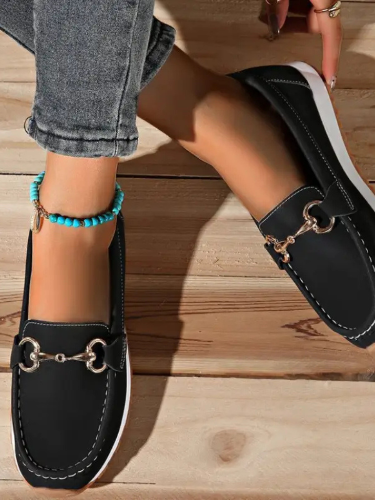 Isla Chain Detail Loafers, Lily & Sam, image 7