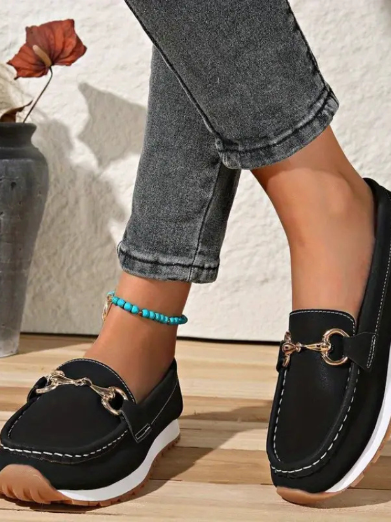 Isla Chain Detail Loafers, Lily & Sam, image 6