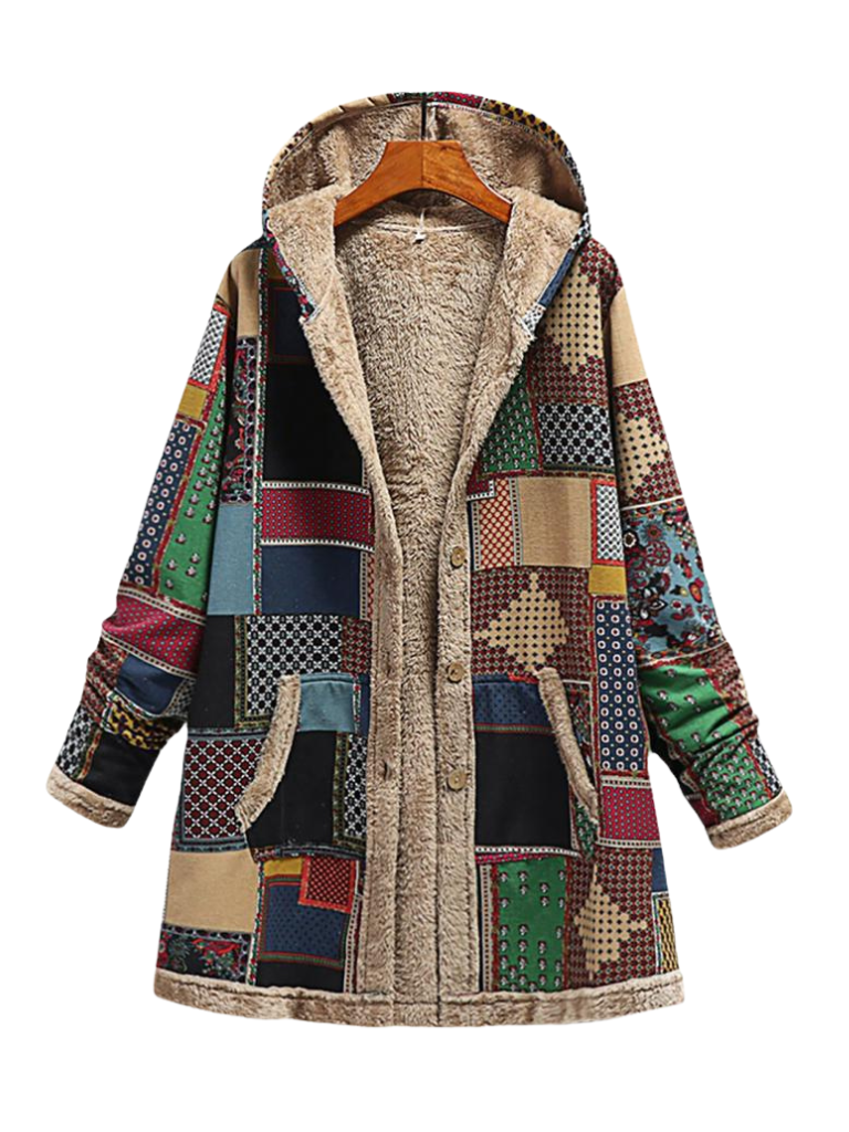 Aurora Cozy Print Coat, Lily & Sam, image 6