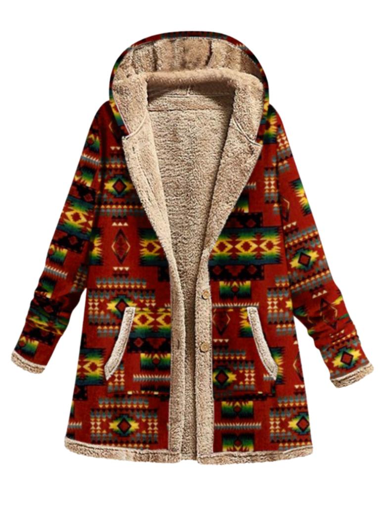 Aurora Cozy Print Coat, Lily & Sam, image 5