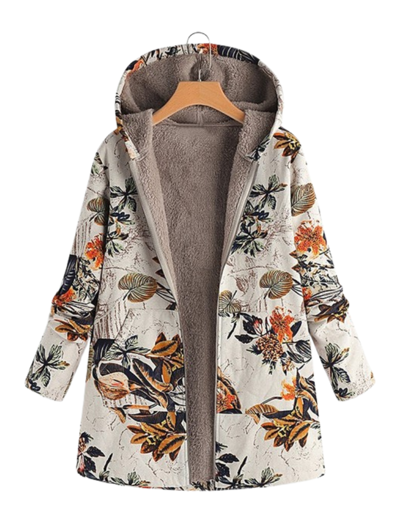 Aurora Cozy Print Coat, Lily & Sam, image 1
