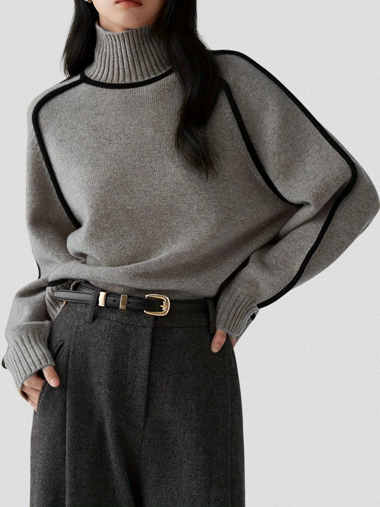 Eloise Contrast Sweater, Lily & Sam, image 4