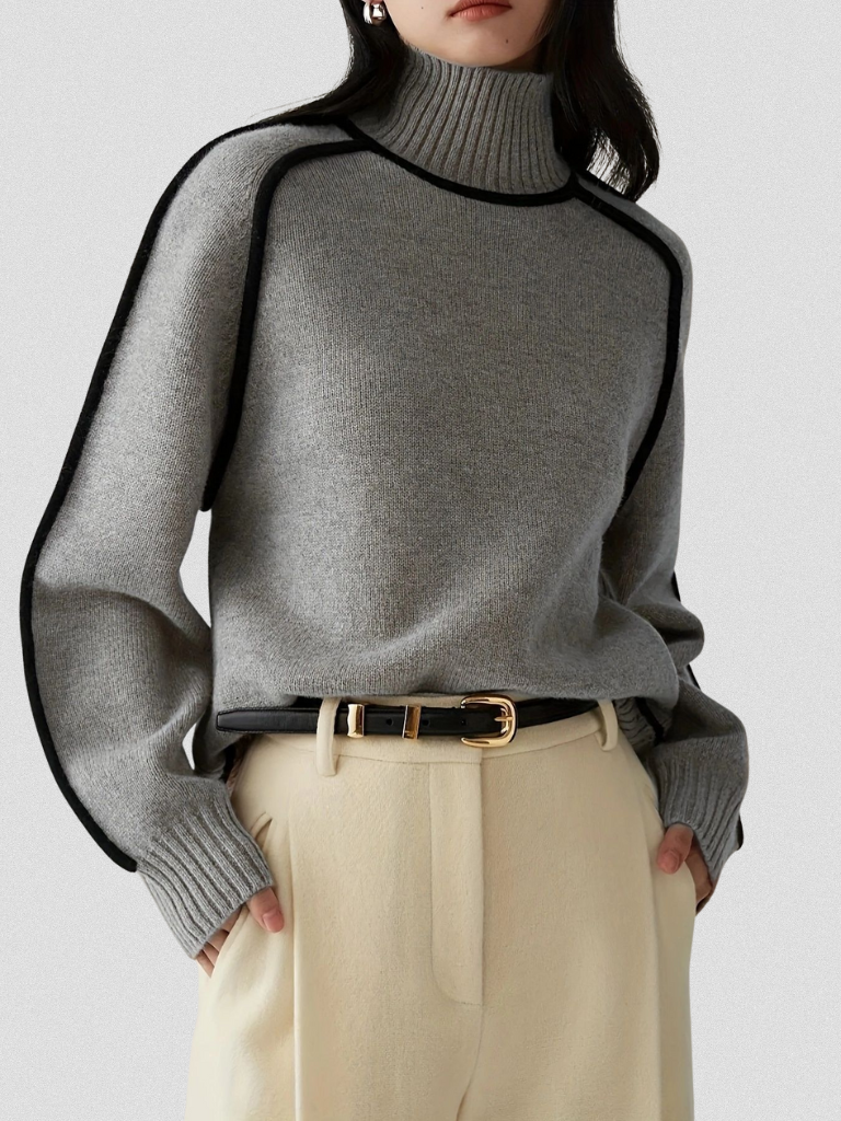 Eloise Contrast Sweater, Lily & Sam, image 3