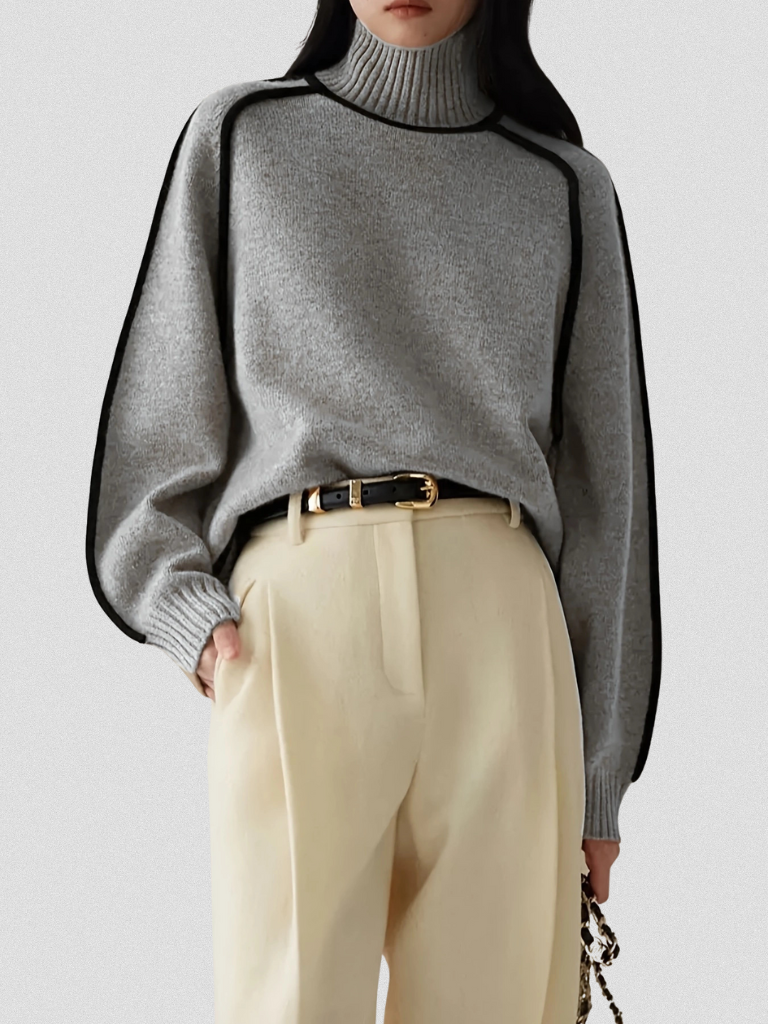 Eloise Contrast Sweater, Lily & Sam, image 2