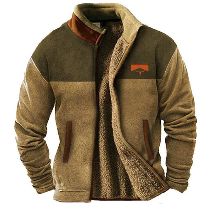 Men's Casual Fleece Jacket, Lily & Sam, image 7