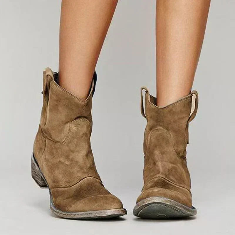 Harley Vintage Cowboy Ankle Boots, Lily & Sam, image 6