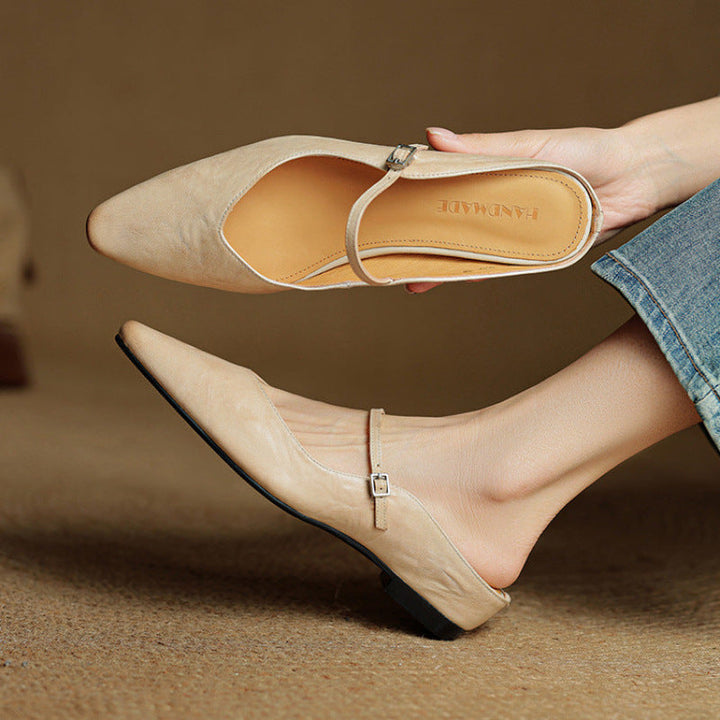 Thea Genuine Leather Mules, Lily & Sam, image 1