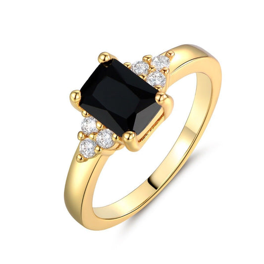 Black Stone Ring